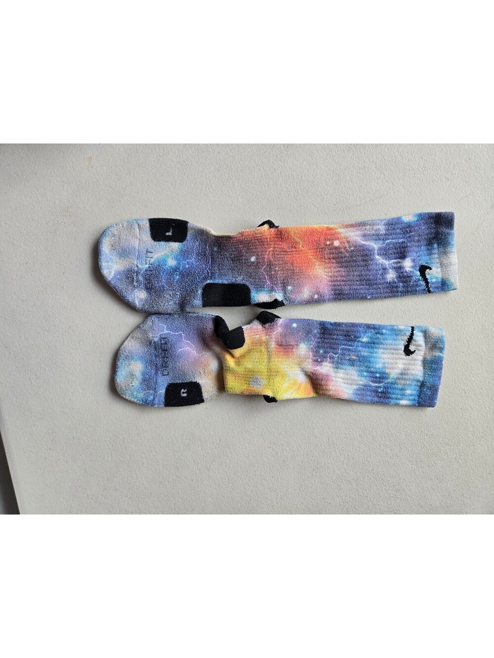 Nike Dri-FIT Galaxy Print Crew Socks Multicolor Adult Large